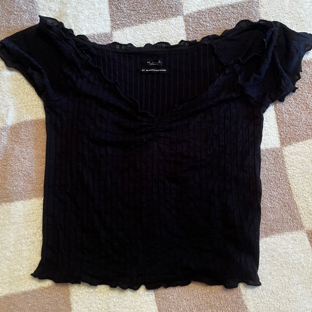 Out From Under Babydoll Scrunch Top Medium